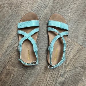 Women’s aqua sandals